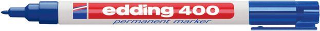 edding Permanentmarker 400 4-400003 1mm nachfüllbar Rundspitze blau (4-400003)