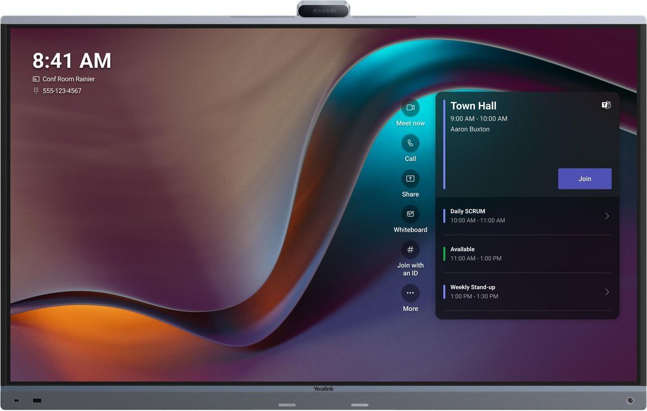 Yealink MeetingBoard 75 (75"), 3840 x 2160 pixels, LCD, 60 Hz, 178°, 400 cd/m² (MB75PRO-A02)