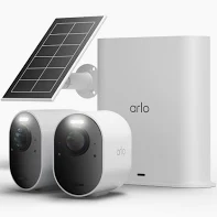 Arlo Ultra 3 4K-Überwachungskamera 2-Kamera-Set mit Solarpanel VMC5250-111EUS