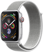 Apple Watch S4 Alu 44mm Cellular Silber (Sport Loop Muschel) (MTVT2FD/A)