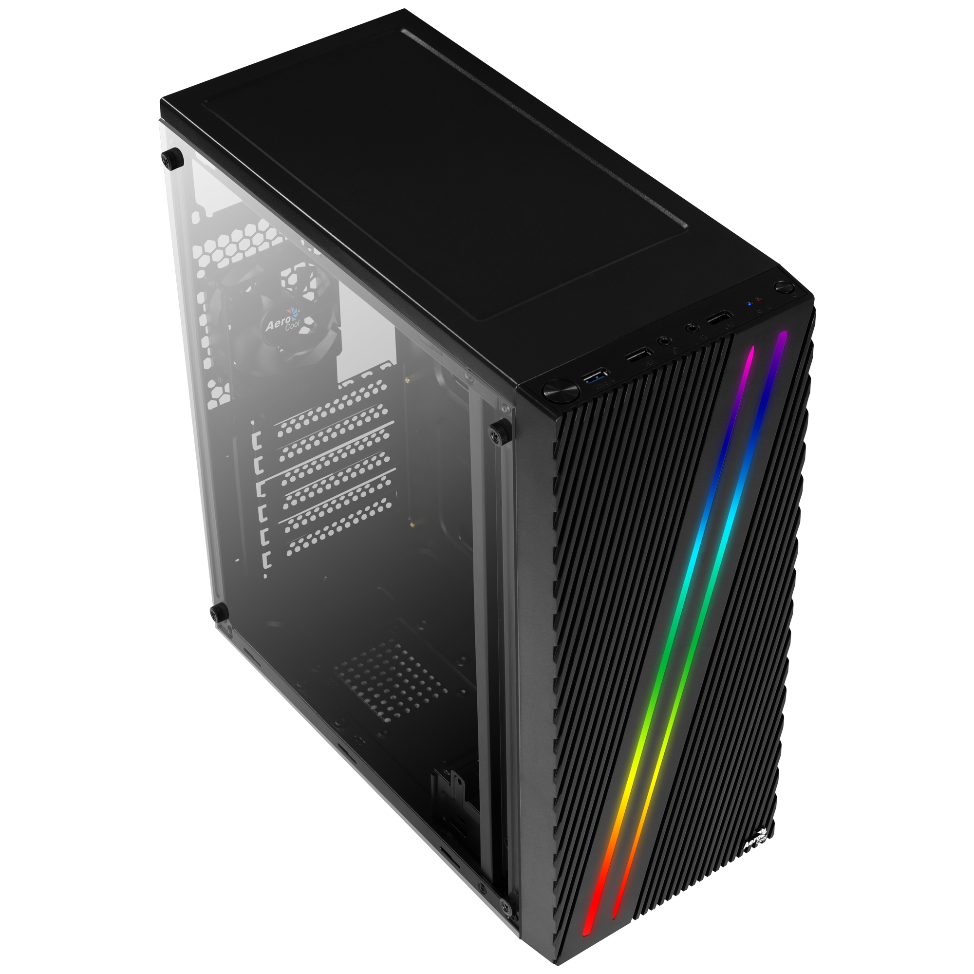 Aerocool Streak Midi-Tower Schwarz