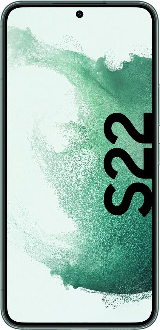 Samsung Galaxy S22 5G 128GB Green EU [15,39cm (6.1") OLED Display, Android 12, 50MP Triple-Kamera] (SM-S901BZGDEUE)