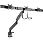 InLine® Tischhalterung mit Lifter und USB 3.0, beweglich, für 3 Monitore bis 69cm (27"), max. 3x6kg (23172A)