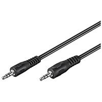 Wentronic Goobay 3,5mm-Klinke-Verbindungskabel, Schwarz, 2.5 m - Klinke 3,5 mm-Stecker (3-Pin, Stereo) > Klinke 3,5 mm-Stecker (3-Pin, Stereo) (50449)