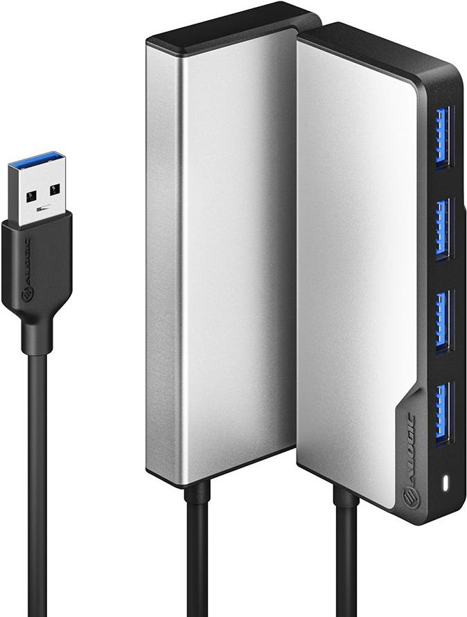 Alogic USB-A Fusion SWIFT 4-in-1 Hub (UAFUUA-SGR)