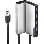 Alogic USB-A Fusion SWIFT 4-in-1 Hub (UAFUUA-SGR)
