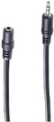 SHIVERPEAKS BASIC-S Audiokabel, 3,5 mm Klinkenstecker - 3,5 mm Klinkenkupplung, 3.0 m, s