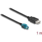 Delock Kabel HSD Z Buchse zu USB 2.0 Typ-A 1 m (90563)