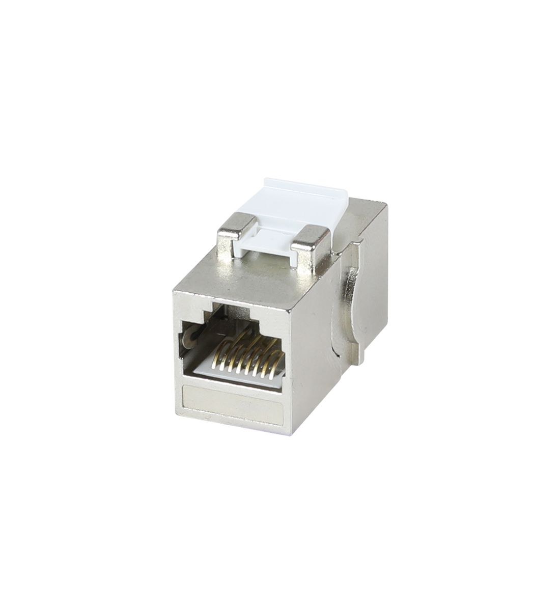 Synergy 21 S216317V4 Keystone Modul – RJ45 Kupplung Buchse/Buchse – CAT6A – 500 MHz – Slimline Short – TP/TP – Metallgehäuse