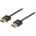 Deltaco HDMI-1092 HDMI-Kabel 2 m HDMI Typ A (Standard) Schwarz (HDMI-1092)