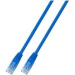 EFB-Elektronik RJ45 Patchkabel Cat.6 U/UTP PVC CCA blau 0,5m Hersteller: EFB Elektronik (K8100BL.0,5)