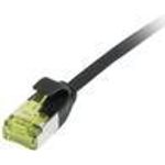 Patchkabel RJ45, CAT6A 500Mhz, 5m, schwarz, U/FTP, slimline rund d=3,8mm, TPE/LSZH(Superflex), AWG32, mitCat.7 Rohkabel, Synergy 21 (S217317V3)