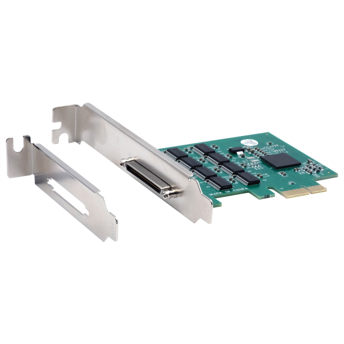 Exsys EX-46028 PCIe RS-232 Schnittstellenkarte, 8 Ports