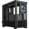 Fractal Design Pop Mini Air RGB - Tower - micro ATX - Seitenteil mit Fenster (gehärtetes Glas) - keine Spannungsversorgung (ATX) - Black TG Light Tint - USB/Audio - für Fractal Design Model D, Type D (FD-C-POR1M-06)