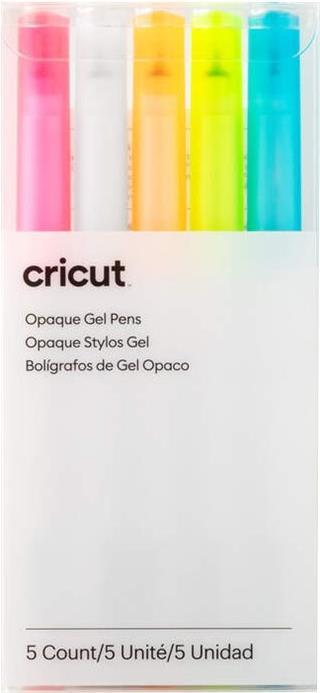 Cricut 2009849. Menge pro Packung: 5 Stück(e), Schreibfarben: Blau, Orange, Pink, Weiß, Gelb, Produktfarbe: Mehrfarbig (2009849)