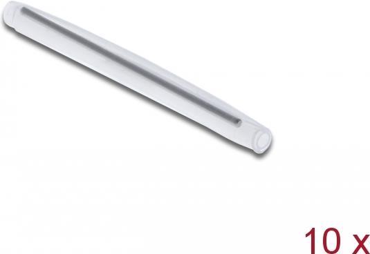 DeLOCK - Heat shrink splice protection - 4cm - durchsichtig (Packung mit 10) (86838)