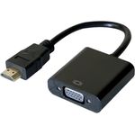 HDMI zu VGA Konverter Zur Wiedergabe eines HDMI Signals auf einem VGA Display (EXC051221)