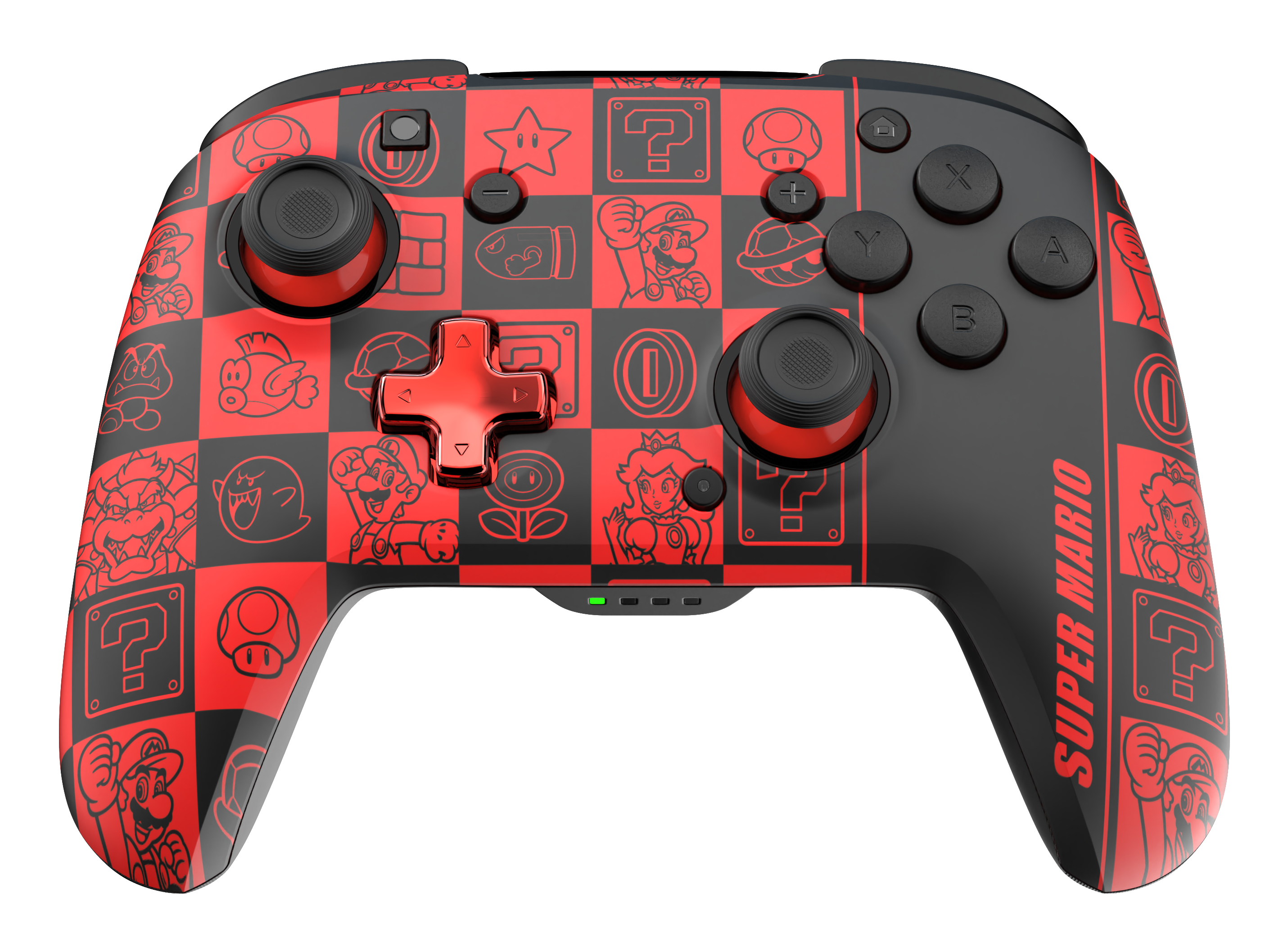 PDP Rematch Glow Kabelloses Game Pad Nintendo Switch Super Icon