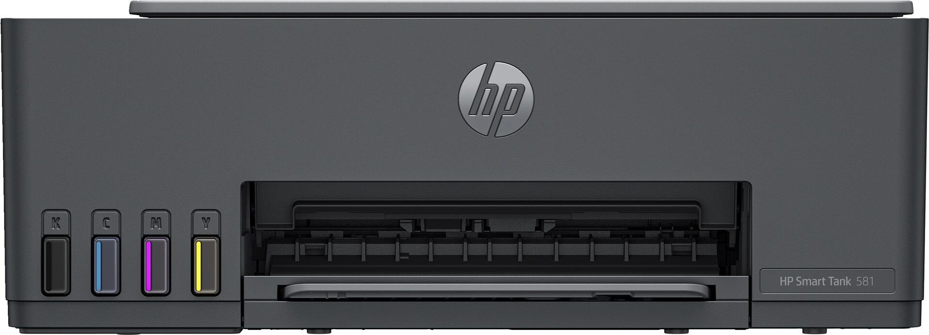 HP Smart Tank 581 All-in-One Printer, Home and home office, Print, copy, scan, Wireless, High-volume printer tank, Print