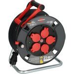 Brennenstuhl 9232250100 Kabeltrommel 25 m Schwarz Schutzkontakt-Stecker (9232250100)