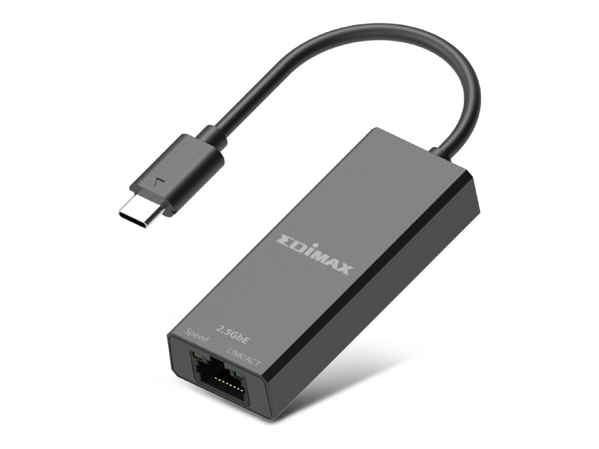 Edimax EU-4307 V2 USB-C 3.1 Netzwerkadapter 2.5 Gbit/s Schwarz