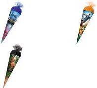 ROTH Geschwister-Schultüte "Soccer" Tüllverschluss, Geschwistertüte, Höhe: 350 mm - 1 Stück (673791)