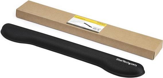 StarTech.com WRSTRST Handballenauflage für Tastatur ( Ergonomisch, Gel, Rutschfest, Kompatibel mit Sitz/Steh Arbeitsstationen) schwarz (WRSTRST)