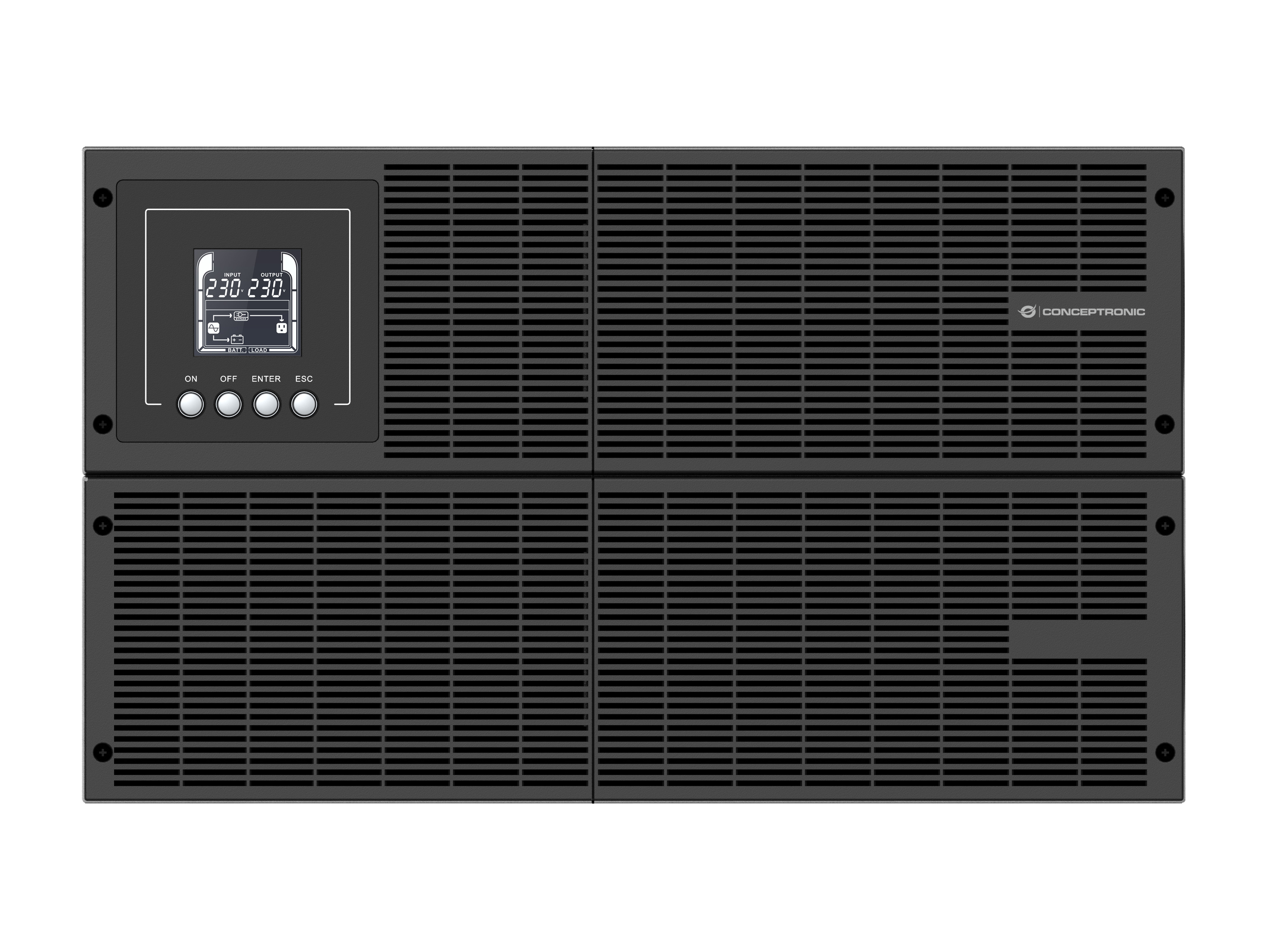 Conceptronic ZEUS ZEUS51E6K Online-USV 6000 VA 6000 W Schwarz