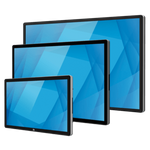 Elo Touch Solutions IDS, 164cm (64,6''), Projected Capacitive, 4K, USB, USB-C, Kit, schwarz Touchmonitor (Seitenverhältnis: 16:9), Bildschirmdiagonale: 164 cm (64,6''), Projected Capacitive, Multi Touch (40 Punkte), Auflösung: 3840x2160 Pixel, VESA Mount (600x400 mm), Lautsprecher, Reaktionszeit: 8ms, Helligkeit 500cd, Blickwinkel 89/178°(H/V), Kontrast: 1100:1, Anschluß: USB (Typ A), USB-C, Display-Port, HDMI, inkl.: Kabel (USB-C), Netzteil, Netzkabel, QSG, Farbe: schwarz (E104912)