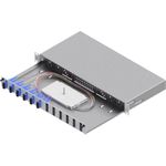 ZVK LSB1A115 LWL-Spleißgehäuse Basic 1HE 6x SC-Duplex Standard OS2 ausziehbar (LSB1A115)