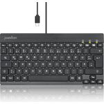 Perixx PERIBOARD-426C DE kabelgebundene USB-C Mini Tastatur mit flachen (PERIBOARD-426C DE)