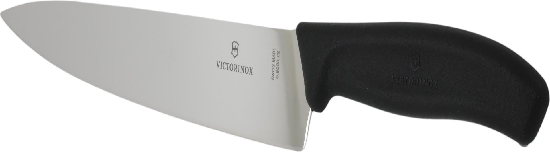 Victorinox V-6.80 03.22G Swiss Classic Tranchiermesser, 22cm, schwarz (V-6.80 03.22G)