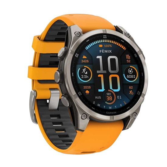 Garmin fenix 8 - Sapphire AMOLED Graphite/Orange (010-02904-11)