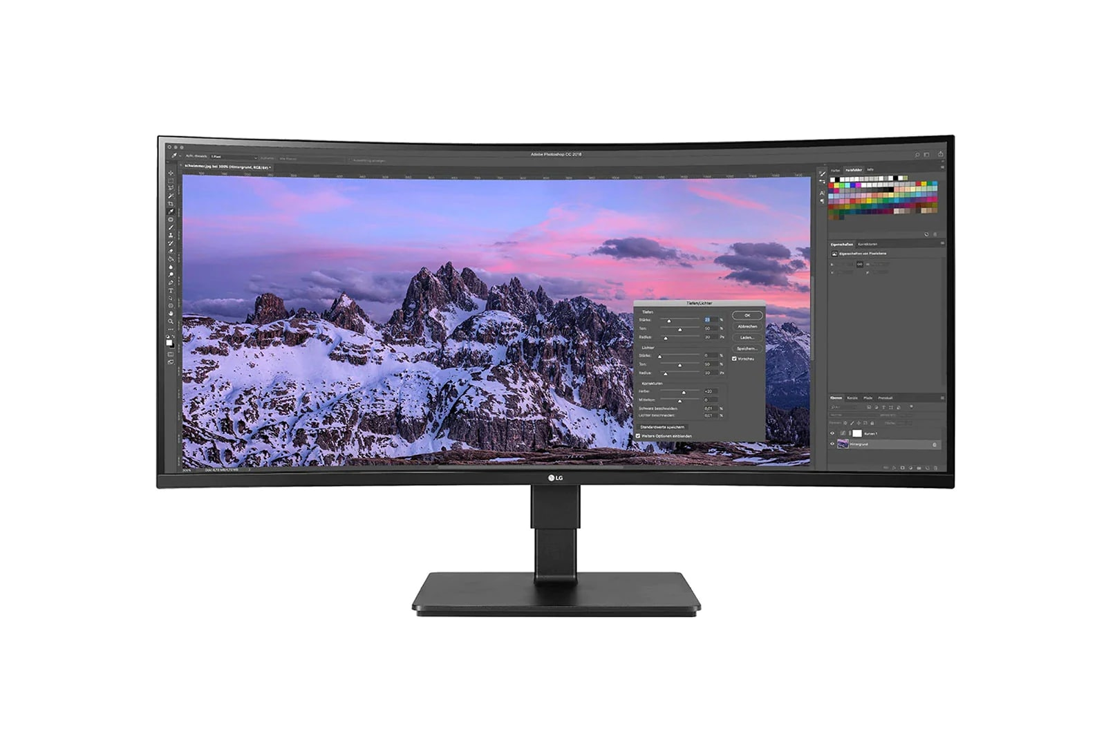 LG 35BN77CP-B.AEU 88,9cm 88,90cm (35") VA 3440x1440 21:9 DP HDMI USB-C USB Audio-Out black [Energieklasse G] (35BN77CP-B.AEU)