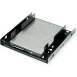 ROLINE 16.01.3008 Hard Drive Backplane 2,5/3.5"  Speicherlaufwerkbehälter Schwarz (16.01.3008)