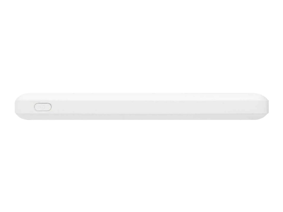 Manhattan Powerbank 10000 mAh 2x USB-A (2,1 A und 1 A) Weiß