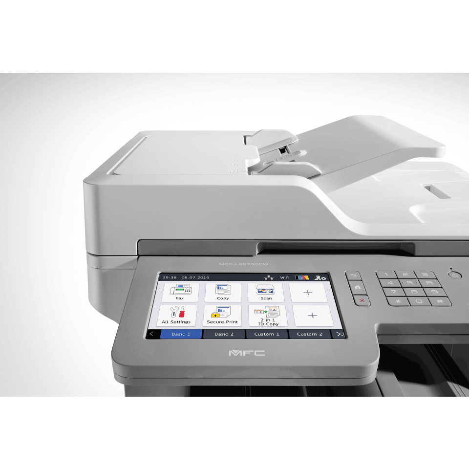 Brother MFC-L9570CDW Farblaser-Multifunktionsdrucker 31 ppm A4 WLAN NFC Duplex Weiß
