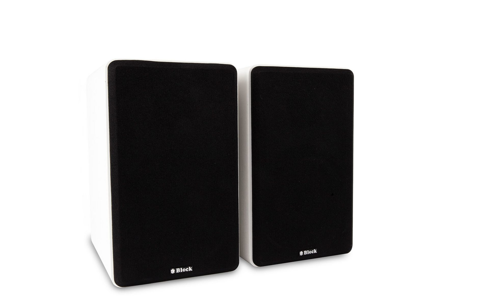 Audioblock Block S-250 2-Wege Lautsprecher-Paar 40 W Weiß