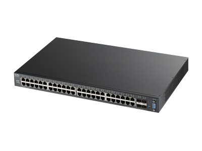Zyxel XGS2210-52 Managed L2 Switch 48-Port Gigabit + 4x 10G SFP+ Schwarz