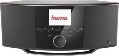 Hama Internet Tischradio IR150MBT AUX, USB, Bluetooth®, WLAN DLNA-fähig, Multiroom-fähig, Spotify Schwarz (00054850)