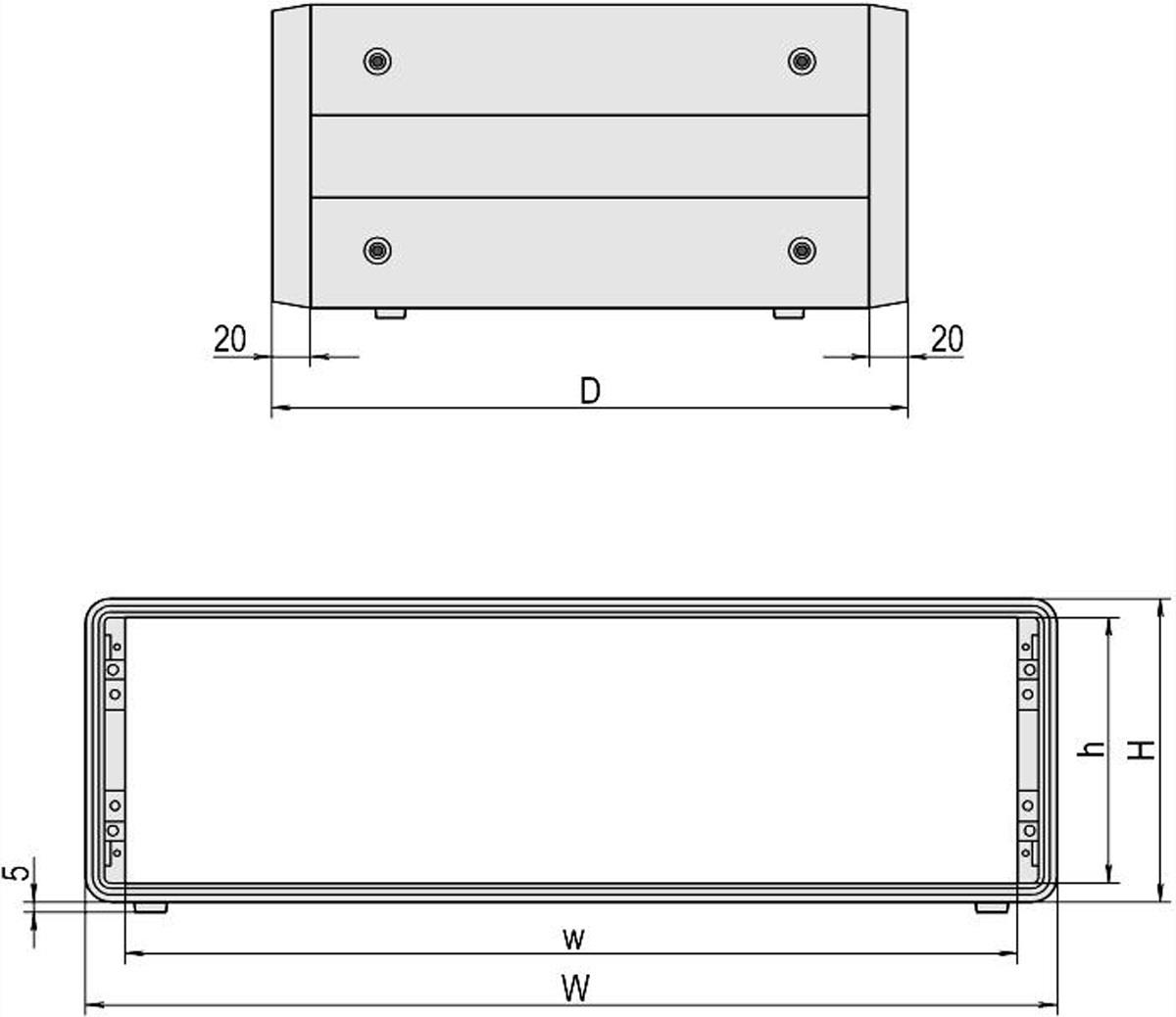 SCHROFF Komplettgehäuse 3 und 6 HE - COMPAC PRO GEH.6HE 84TE 391T (14575476)