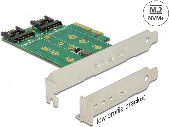 DeLOCK PCI Express Card > 3 x M.2 Slot (89518)