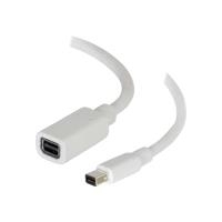 C2G 1m Mini-DisplayPort-Verlängerungskabel Kabel Stecker/Buchse ? Weiß (84413)