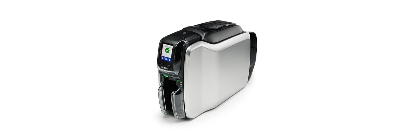 Zebra ZC300 Kartendrucker Beidseitig 300 dpi USB LAN LCD Schwarz/Silber