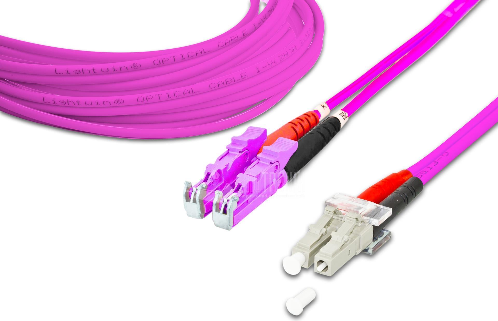 Lightwin High Quality Duplex LWL Patchkabel (LDP-50 LSH-LC 5.0 OM4)