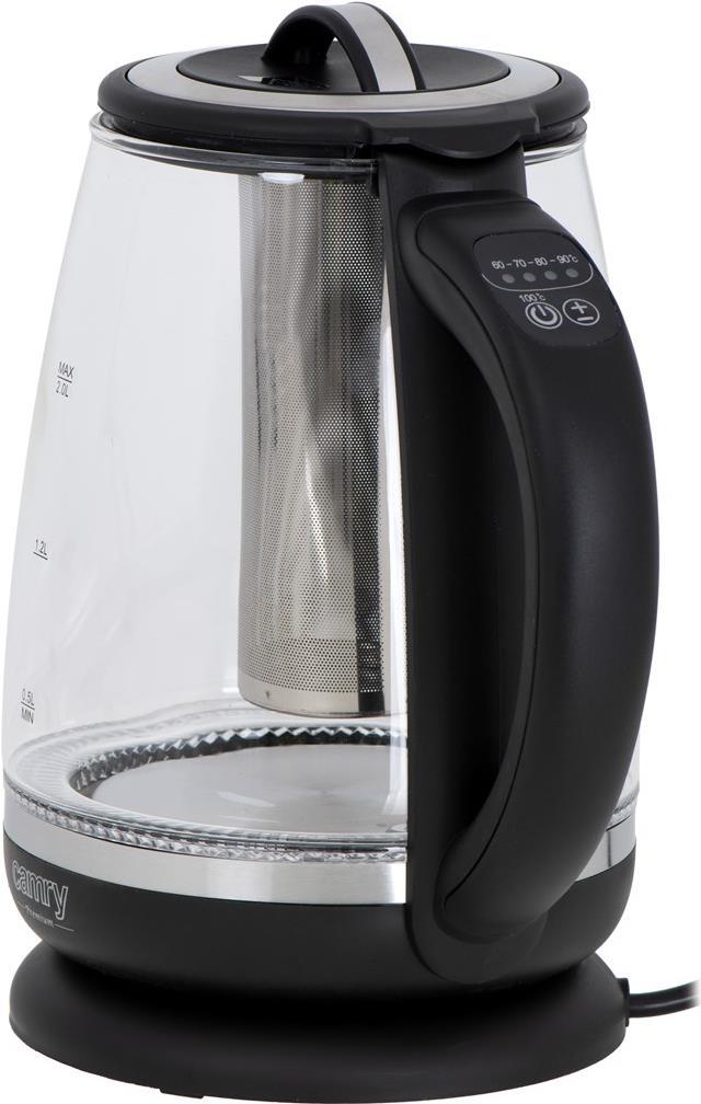 Camry CR 1290 Wasserkocher 1,7 l 2000 W Schwarz