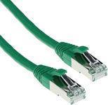 ADVANCED CABLE TECHNOLOGY Green 7 meter SFTP CAT6A patch cable snagless with RJ45 connectors