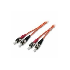 EFB-Elektronik Duplex Jumper ST-ST 50/125µ, OM3, LSZH, aqua, 3.0mm, 0,5m Hersteller: EFB Elektronik (O7013.0,5)