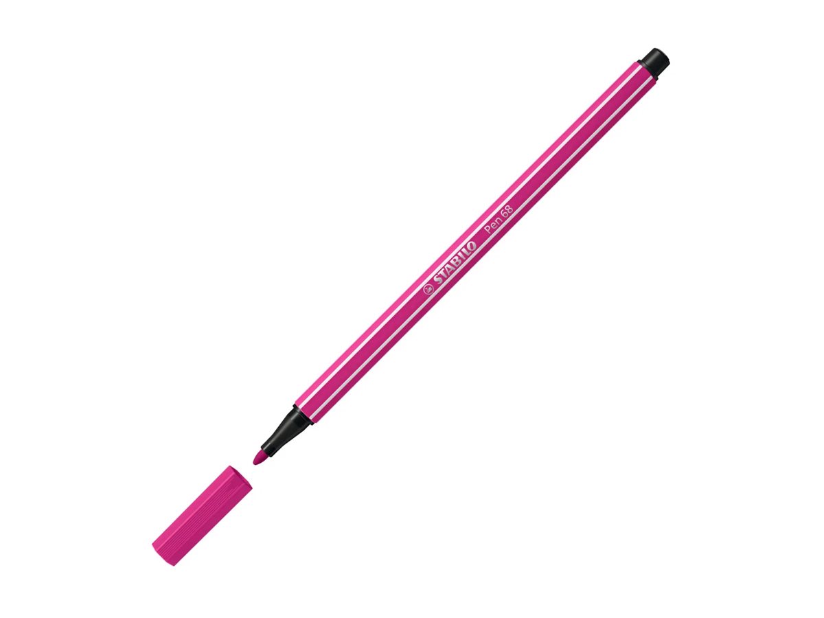 STABILO Pen 68 Filzstifte farbsortiert, 1 mm Medium, 18 Stück