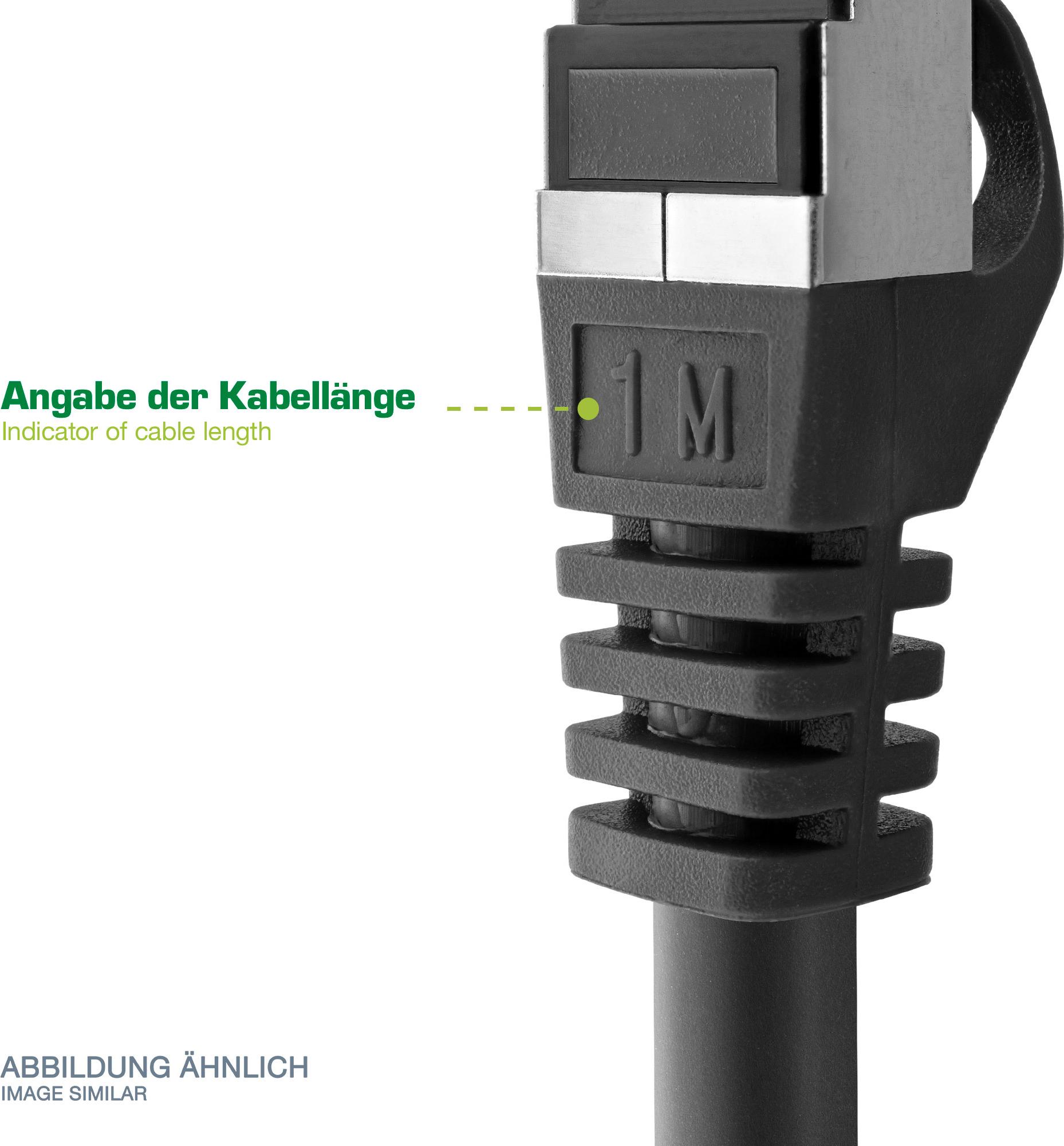 InLine Patch-Kabel CAT 5e SF/UTP 3 m RJ-45 30er Bulk-Pack Schwarz